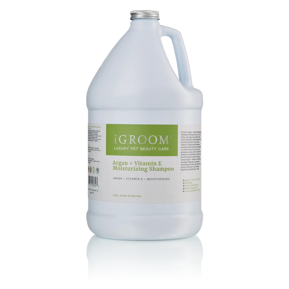Shampoo para perros Igroom Argan y vitamina E - 1 gl vista 1