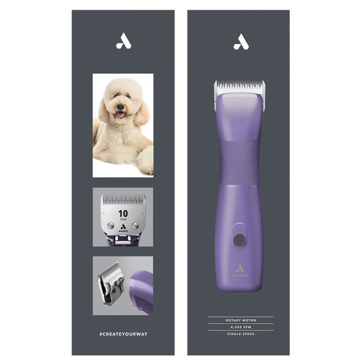 Maquina para cortar pelo de perros Andis eMERGE inalambrica profesional vista 7