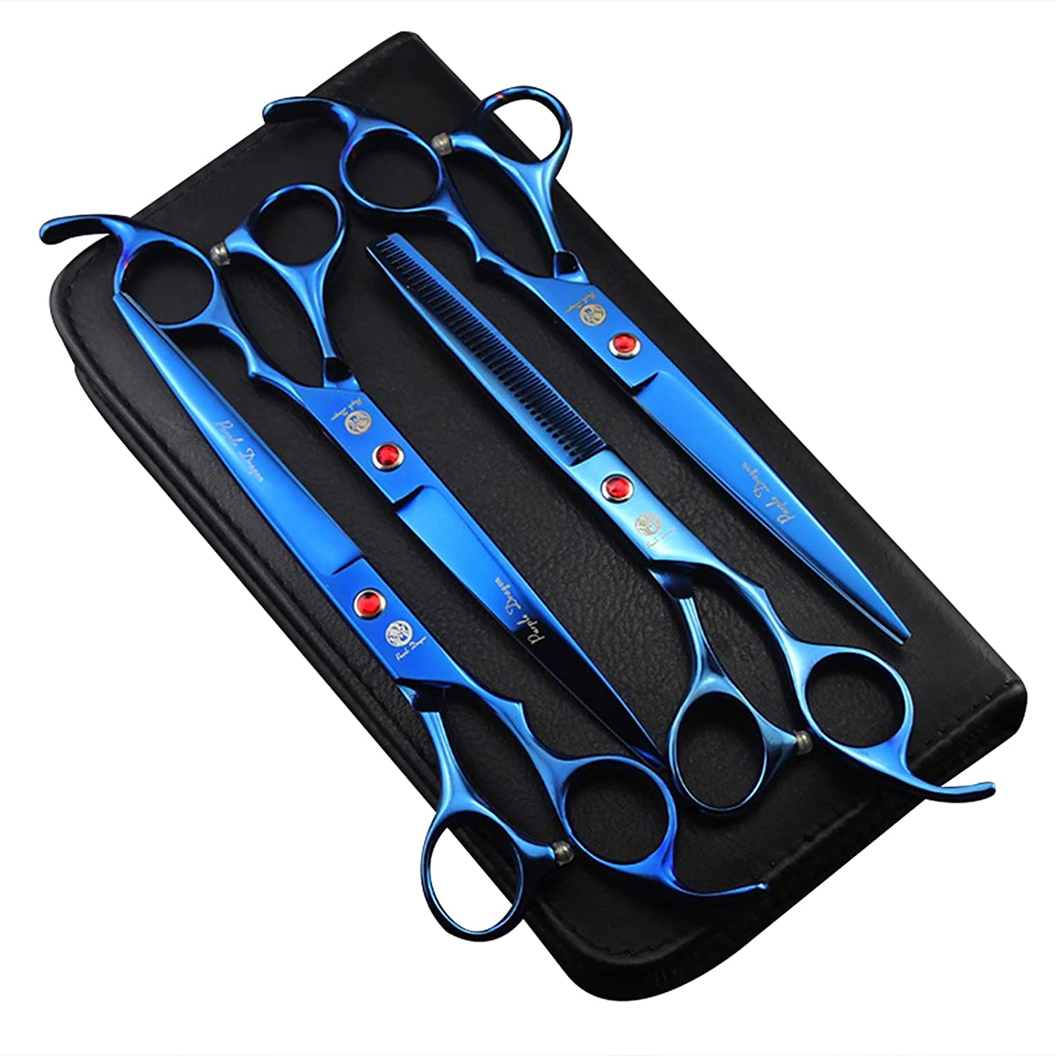 Set de tijeras para perros PURPLE DRAGON 7 pulgadas vista 1