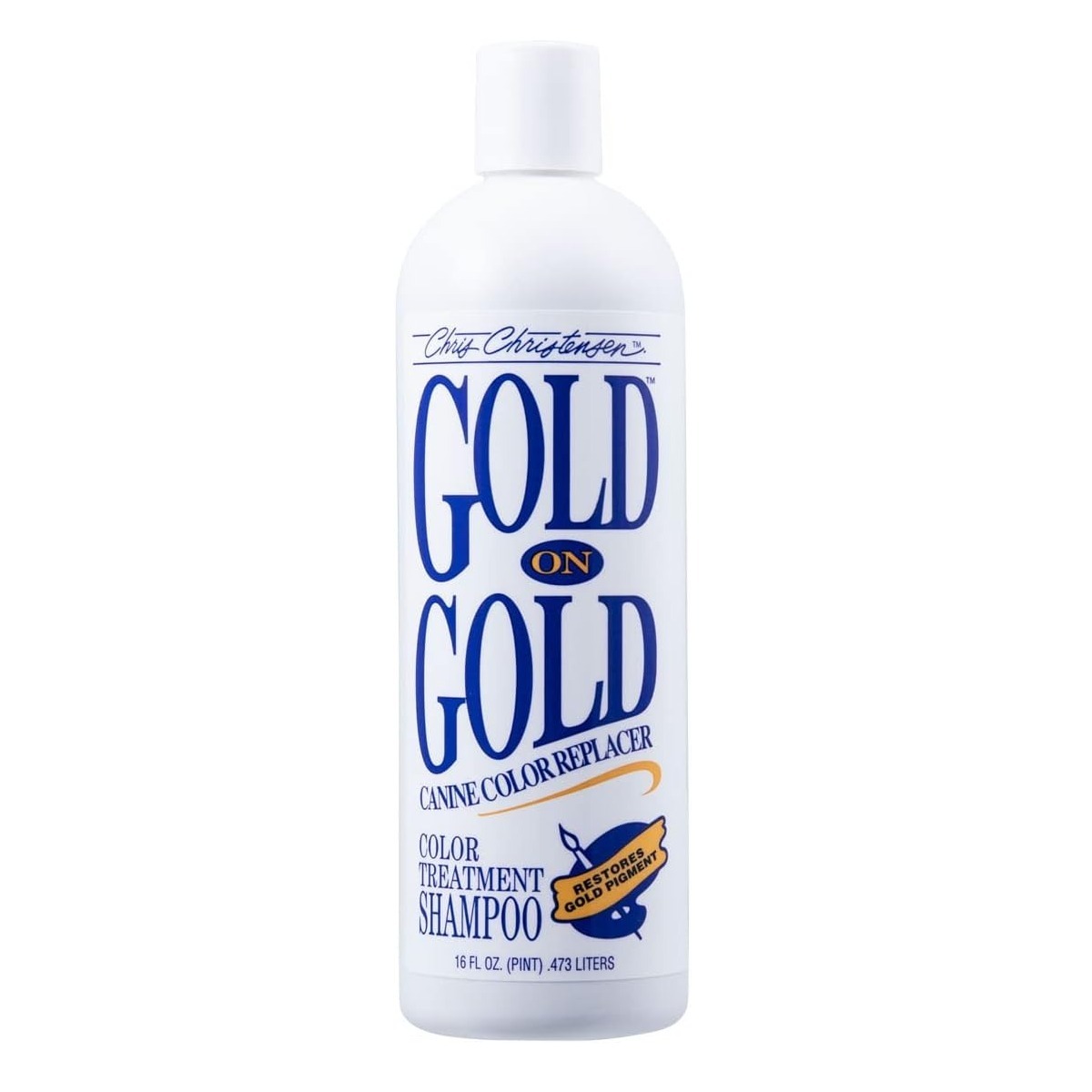 Shampoo para perros Chris Christensen Gold on Gold 473ml vista 1
