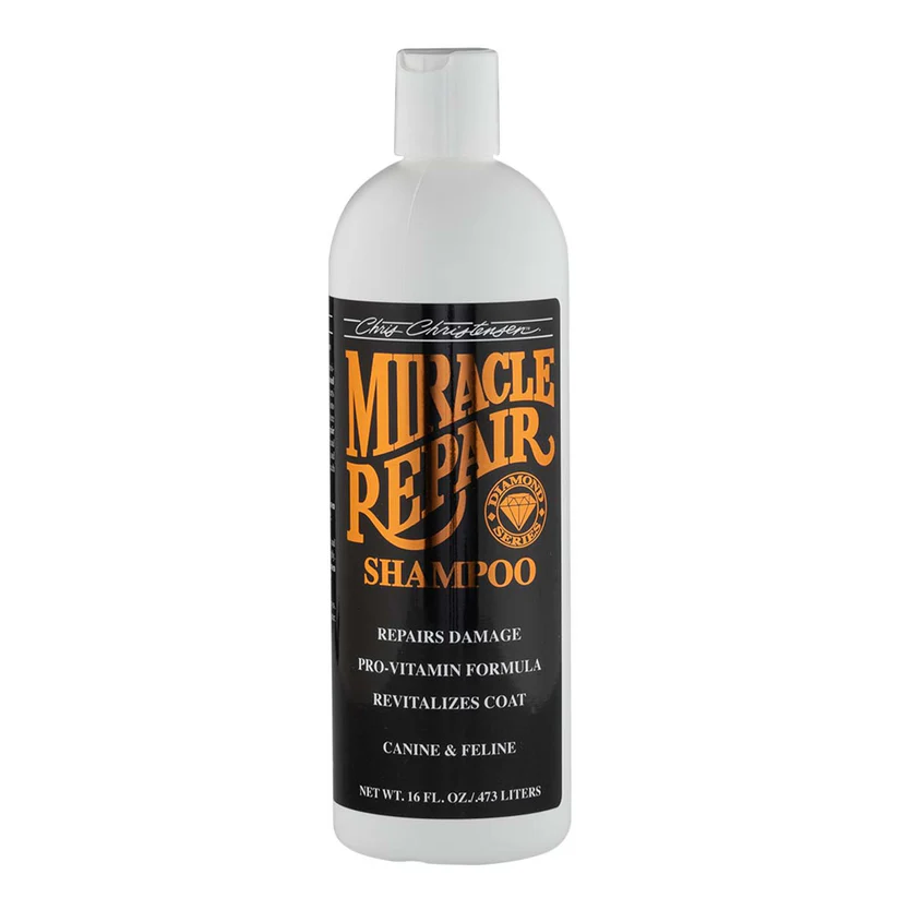 Shampoo para perros Chris Christensen Miracle repair 473ml vista 1